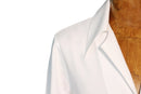 ACUTO White Flannel Shirt with Notched Collar